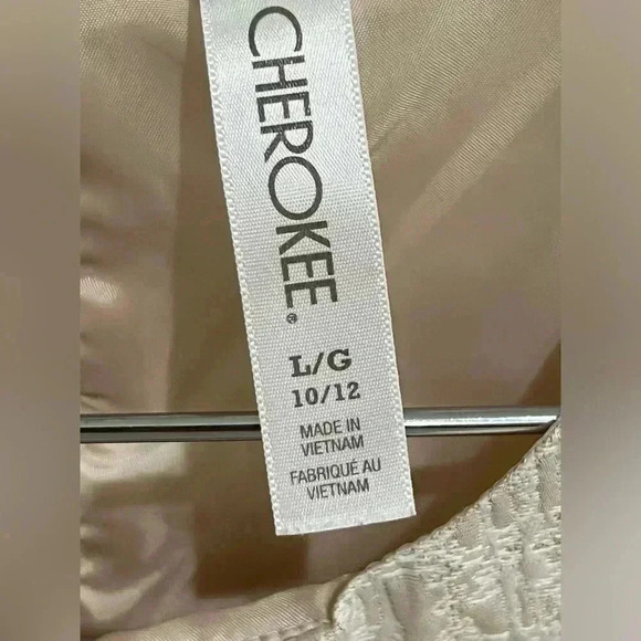 Cherokee girls dress golden color size large like new - Picture 3 of 6